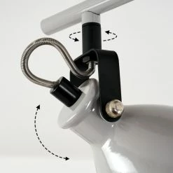 Hofstein Selki Deckenleuchte Grau, 2-flammig -Bürolampen Verkäufe selki deckenleuchte h3018941 5