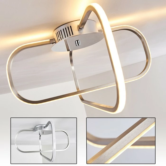 Hofstein Serre Deckenleuchte LED Chrom, 1-flammig 1 Hofstein Serre Deckenleuchte LED Chrom, 1-flammig