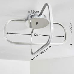 Hofstein Serre Deckenleuchte LED Chrom, 1-flammig 20 Hofstein Serre Deckenleuchte LED Chrom, 1-flammig -Bürolampen Verkäufe serre deckenleuchte h167503 1