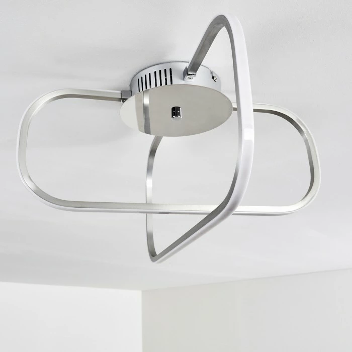 Hofstein Serre Deckenleuchte LED Chrom, 1-flammig 13 Hofstein Serre Deckenleuchte LED Chrom, 1-flammig – Bild 13