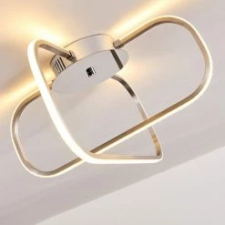 Hofstein Serre Deckenleuchte LED Chrom, 1-flammig 32 Hofstein Serre Deckenleuchte LED Chrom, 1-flammig -Bürolampen Verkäufe serre deckenleuchte h167503 13