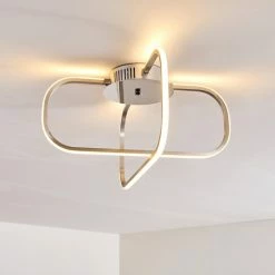 Hofstein Serre Deckenleuchte LED Chrom, 1-flammig 34 Hofstein Serre Deckenleuchte LED Chrom, 1-flammig -Bürolampen Verkäufe serre deckenleuchte h167503 15