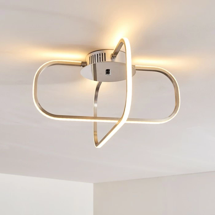 Hofstein Serre Deckenleuchte LED Chrom, 1-flammig 16 Hofstein Serre Deckenleuchte LED Chrom, 1-flammig – Bild 16