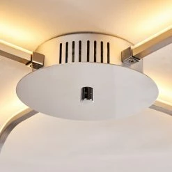 Hofstein Serre Deckenleuchte LED Chrom, 1-flammig 35 Hofstein Serre Deckenleuchte LED Chrom, 1-flammig -Bürolampen Verkäufe serre deckenleuchte h167503 16