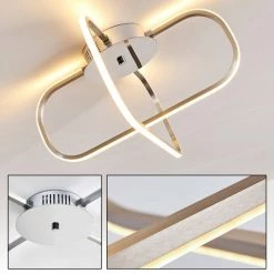 Hofstein Serre Deckenleuchte LED Chrom, 1-flammig 37 Hofstein Serre Deckenleuchte LED Chrom, 1-flammig -Bürolampen Verkäufe serre deckenleuchte h167503 18