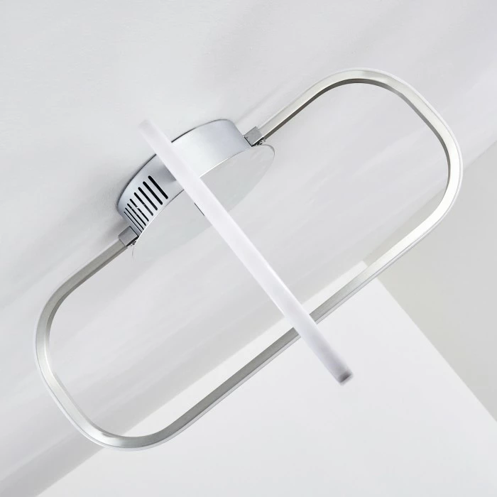 Hofstein Serre Deckenleuchte LED Chrom, 1-flammig 4 Hofstein Serre Deckenleuchte LED Chrom, 1-flammig – Bild 4