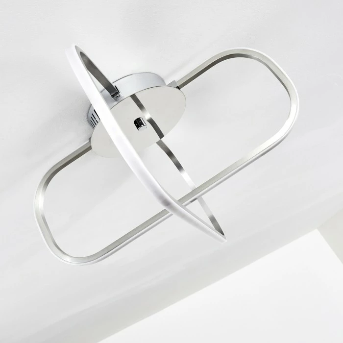 Hofstein Serre Deckenleuchte LED Chrom, 1-flammig 7 Hofstein Serre Deckenleuchte LED Chrom, 1-flammig – Bild 7