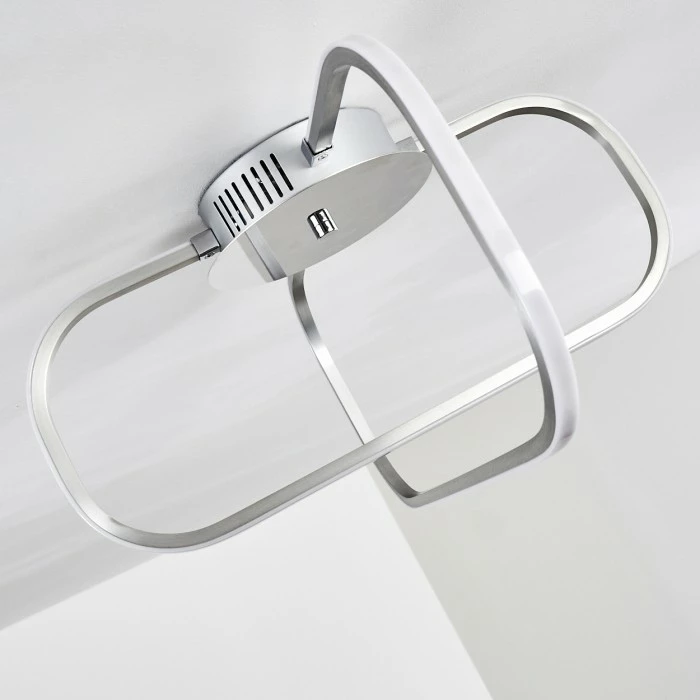 Hofstein Serre Deckenleuchte LED Chrom, 1-flammig 10 Hofstein Serre Deckenleuchte LED Chrom, 1-flammig – Bild 10