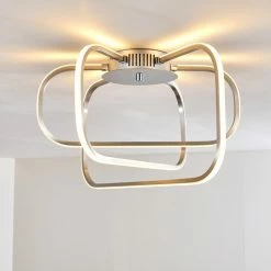 Hofstein Serre Deckenleuchte LED Chrom, 1-flammig -Bürolampen Verkäufe serre deckenleuchte h167510 11