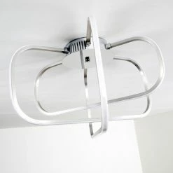 Hofstein Serre Deckenleuchte LED Chrom, 1-flammig -Bürolampen Verkäufe serre deckenleuchte h167510 13