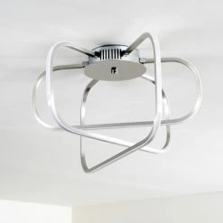 Hofstein Serre Deckenleuchte LED Chrom, 1-flammig -Bürolampen Verkäufe serre deckenleuchte h167510 18