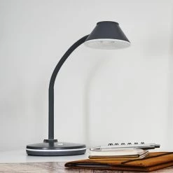 Hofstein Shreveport Tischleuchte LED Anthrazit, Weiß, 1-flammig 29 Hofstein Shreveport Tischleuchte LED Anthrazit, Weiß, 1-flammig -Bürolampen Verkäufe shreveport tischleuchte h3371046 14