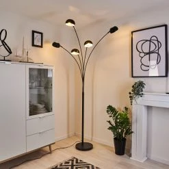 Hofstein Siamado Stehleuchte Schwarz, 5-flammig -Bürolampen Verkäufe siamado stehleuchte h3443613 8