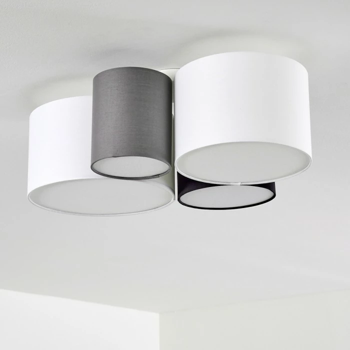 Hofstein Skelbaek Deckenleuchte Weiß, 4-flammig 12 Hofstein Skelbaek Deckenleuchte Weiß, 4-flammig – Bild 12