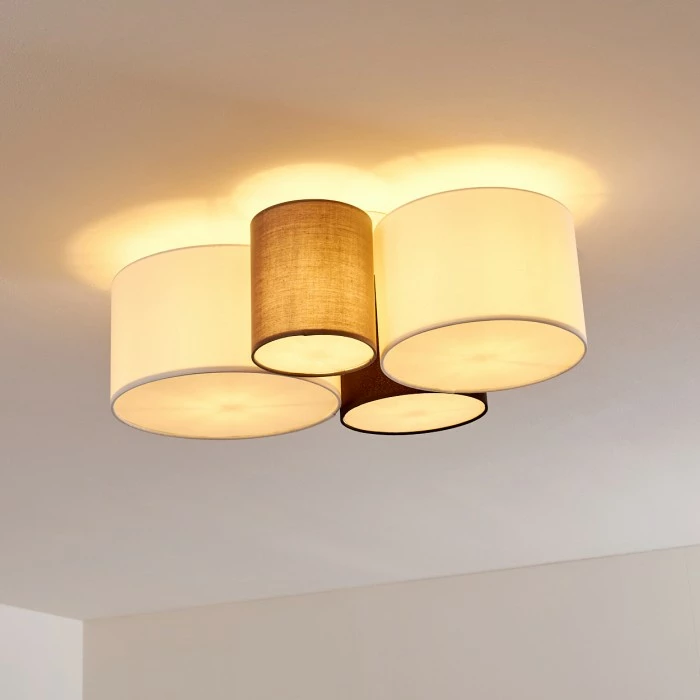 Hofstein Skelbaek Deckenleuchte Weiß, 4-flammig 13 Hofstein Skelbaek Deckenleuchte Weiß, 4-flammig – Bild 13