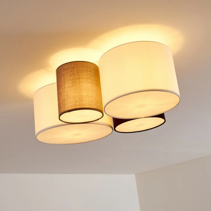 Hofstein Skelbaek Deckenleuchte Weiß, 4-flammig 4 Hofstein Skelbaek Deckenleuchte Weiß, 4-flammig – Bild 4