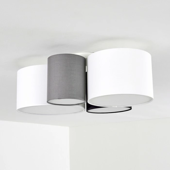 Hofstein Skelbaek Deckenleuchte Weiß, 4-flammig 9 Hofstein Skelbaek Deckenleuchte Weiß, 4-flammig – Bild 9