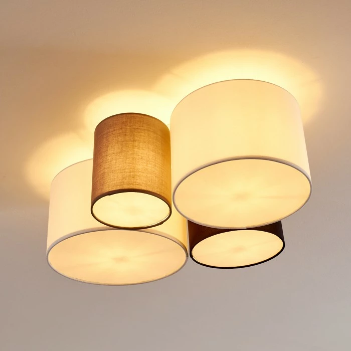 Hofstein Skelbaek Deckenleuchte Weiß, 4-flammig 10 Hofstein Skelbaek Deckenleuchte Weiß, 4-flammig – Bild 10