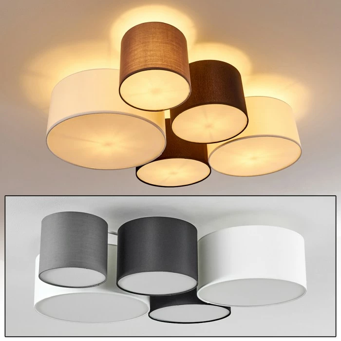 Hofstein Skelbaek Deckenleuchte Weiß, 5-flammig 1 Hofstein Skelbaek Deckenleuchte Weiß, 5-flammig