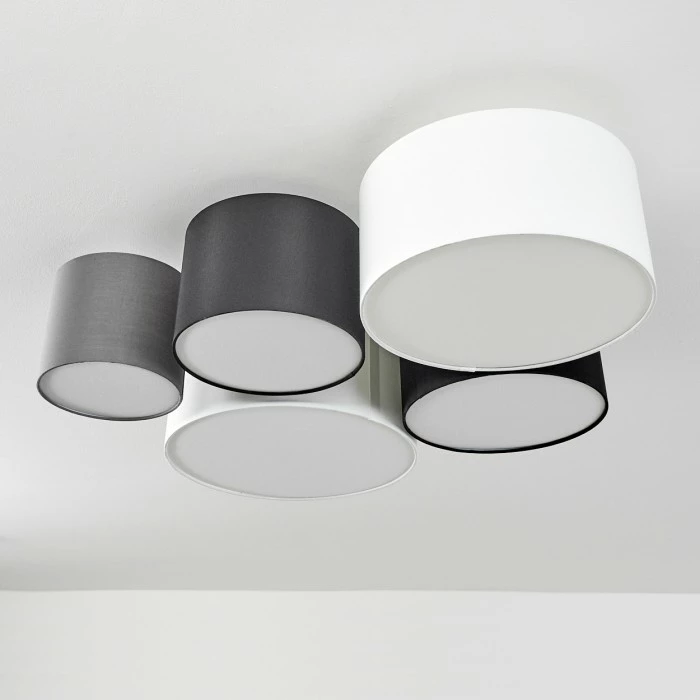 Hofstein Skelbaek Deckenleuchte Weiß, 5-flammig 11 Hofstein Skelbaek Deckenleuchte Weiß, 5-flammig – Bild 11