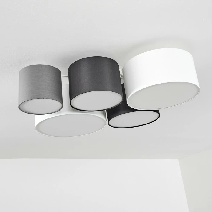 Hofstein Skelbaek Deckenleuchte Weiß, 5-flammig 15 Hofstein Skelbaek Deckenleuchte Weiß, 5-flammig – Bild 15