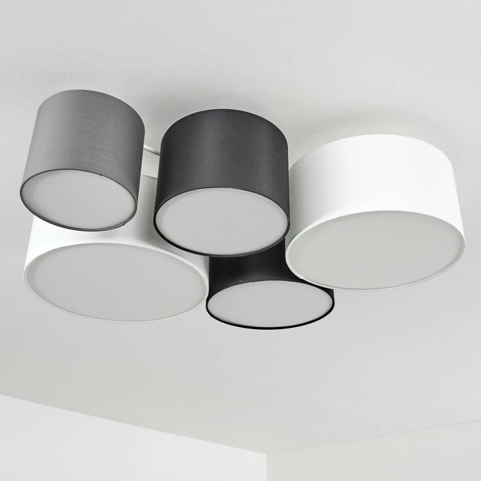 Hofstein Skelbaek Deckenleuchte Weiß, 5-flammig 5 Hofstein Skelbaek Deckenleuchte Weiß, 5-flammig – Bild 5