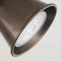 Hofstein Skodsbol Deckenleuchte Grau, Hellbraun, Stahl gebürstet, 4-flammig -Bürolampen Verkäufe skodsbol deckenleuchte h3350232 15