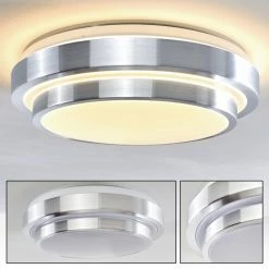 Hofstein Sora Deckenleuchte LED Weiß, 1-flammig -Bürolampen Verkäufe sora deckenleuchte h166087 15