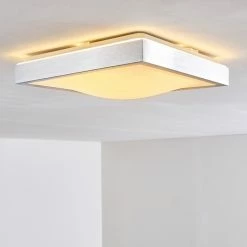 Hofstein Sora Deckenleuchte LED Nickel-Matt, 1-flammig -Bürolampen Verkäufe sora deckenleuchte h166100 12