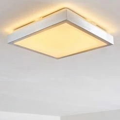 Hofstein Sora Deckenleuchte LED Nickel-Matt, 1-flammig -Bürolampen Verkäufe sora deckenleuchte h166100 2