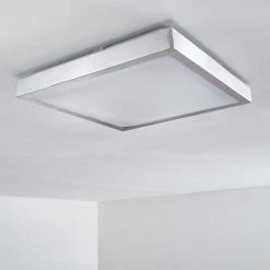 Hofstein Sora Deckenleuchte LED Nickel-Matt, 1-flammig -Bürolampen Verkäufe sora deckenleuchte h166117 10