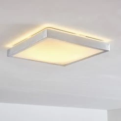 Hofstein Sora Deckenleuchte LED Nickel-Matt, 1-flammig -Bürolampen Verkäufe sora deckenleuchte h166117 5