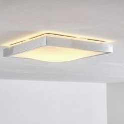 Hofstein Sora Deckenleuchte LED Nickel-Matt, 1-flammig -Bürolampen Verkäufe sora deckenleuchte h166117 6