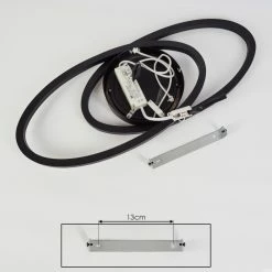 Hofstein Sorte Deckenleuchte LED Schwarz, Weiß, 1-flammig -Bürolampen Verkäufe sorte deckenleuchte h3438633 4