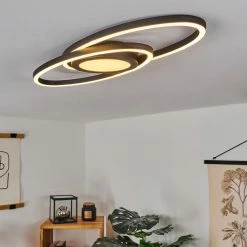 Hofstein Sorte Deckenleuchte LED Schwarz, Weiß, 1-flammig -Bürolampen Verkäufe sorte deckenleuchte h3438633 6