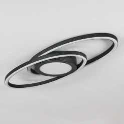 Hofstein Sorte Deckenleuchte LED Schwarz, Weiß, 1-flammig -Bürolampen Verkäufe sorte deckenleuchte h3438633 7