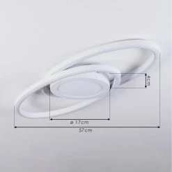 Hofstein Sorte Deckenleuchte LED Weiß, 1-flammig -Bürolampen Verkäufe sorte deckenleuchte h3445532 3