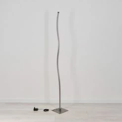 Hofstein Soyo Stehleuchte LED Nickel-Matt, 1-flammig -Bürolampen Verkäufe soyo stehleuchte h3266250 do4 4