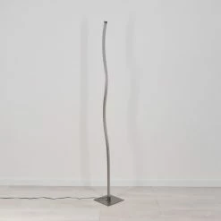 Hofstein Soyo Stehleuchte LED Nickel-Matt, 1-flammig -Bürolampen Verkäufe soyo stehleuchte h3266250 do4 7