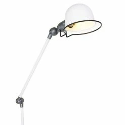 Steinhauer Darvin Stehlampe Grau, Weiß, 1-flammig