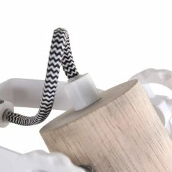 Steinhauer Gearwood Tischleuchte Weiß, Holz dunkel, 1-flammig -Bürolampen Verkäufe steinhauer gearwood tischleuchte 2665w 4