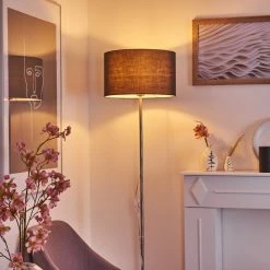 Hofstein Stenninge Stehleuchte Nickel-Matt, 1-flammig -Bürolampen Verkäufe stenninge stehleuchte h3421031 10