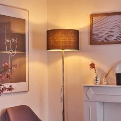 Hofstein Stenninge Stehleuchte Nickel-Matt, 1-flammig -Bürolampen Verkäufe stenninge stehleuchte h3421031 6