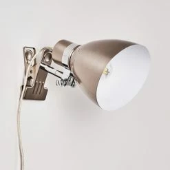 Hofstein Stranderott Klemmleuchte Edelstahl, 1-flammig -Bürolampen Verkäufe stranderott klemmleuchte h3288887 do1 18