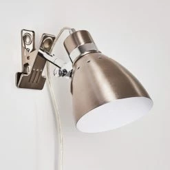 Hofstein Stranderott Klemmleuchte Edelstahl, 1-flammig -Bürolampen Verkäufe stranderott klemmleuchte h3288887 do1 4