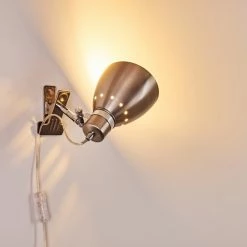 Hofstein Stranderott Klemmleuchte Edelstahl, 1-flammig -Bürolampen Verkäufe stranderott klemmleuchte h3288887 do1 6