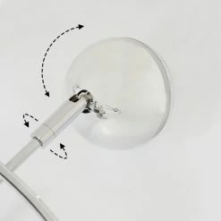 Hofstein Straumnes Deckenleuchte LED Chrom, 5-flammig -Bürolampen Verkäufe straumnes deckenleuchte h3436547 5