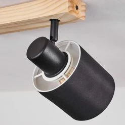 Hofstein Sumlili Deckenleuchte Schwarz, Naturfarben, 2-flammig -Bürolampen Verkäufe sumlili deckenleuchte h3433997 11