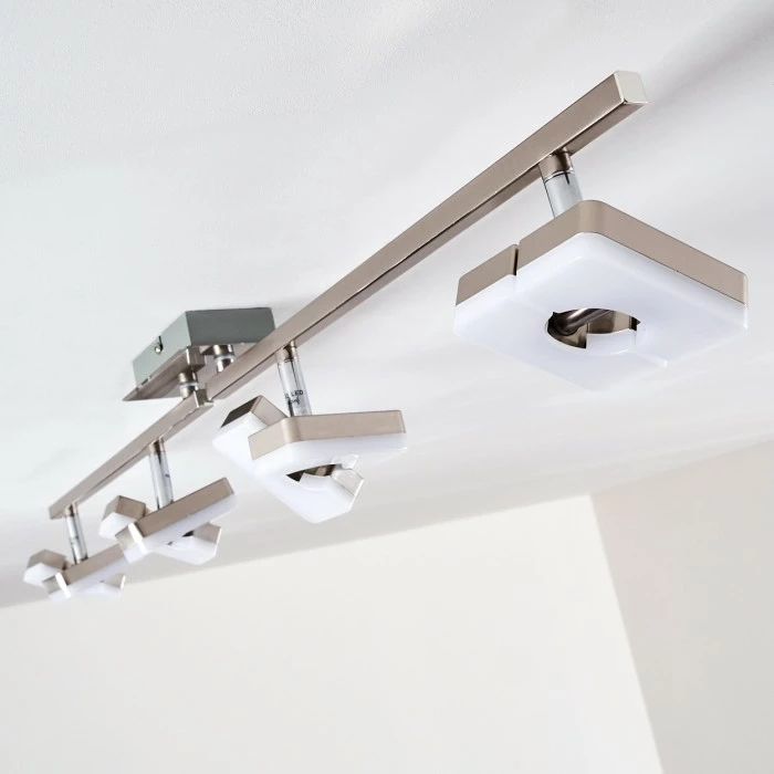 Hofstein Sumoas Deckenspot LED Nickel-Matt, 4-flammig 13 Hofstein Sumoas Deckenspot LED Nickel-Matt, 4-flammig – Bild 13