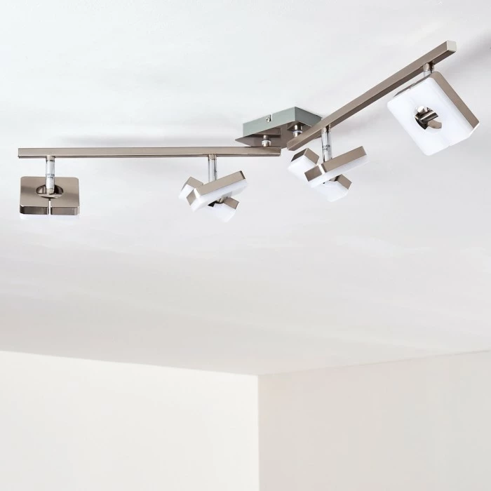 Hofstein Sumoas Deckenspot LED Nickel-Matt, 4-flammig 16 Hofstein Sumoas Deckenspot LED Nickel-Matt, 4-flammig – Bild 16